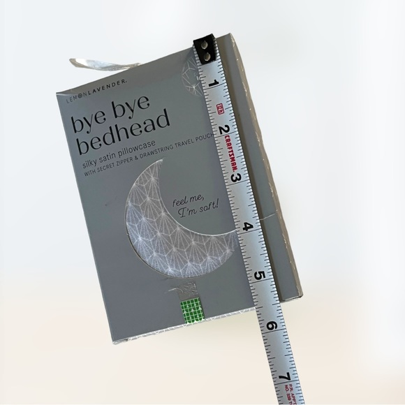 🟢5/$25  Satin Pillowcase LemonLavendar Bye Bye Bedhead - Picture 5 of 6